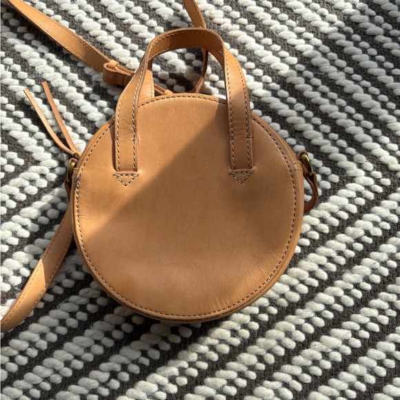 Madewell Light Brown Circle Crossbody Bag - Picture 1 of 4
